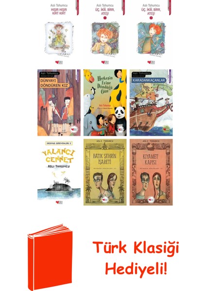 Aslı Tohumcu 9 Kitap Seti + Türk Klasiği Hediye