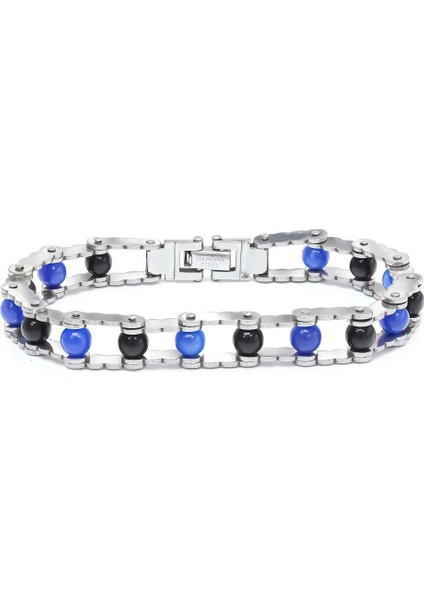 Oniks ve Akik Taşlı Ayarlanabilir Çelik Bileklik 33512B24D3 fiyatları