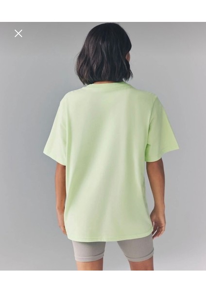 Sportswear Essential Oversize Bol Kalıp Yeşil Kadın T-Shirt fiyatları