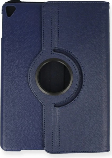 iPad 4 9.7 Kılıf 360 Tablet Deri Kılıf - LACIVERT-(5796)