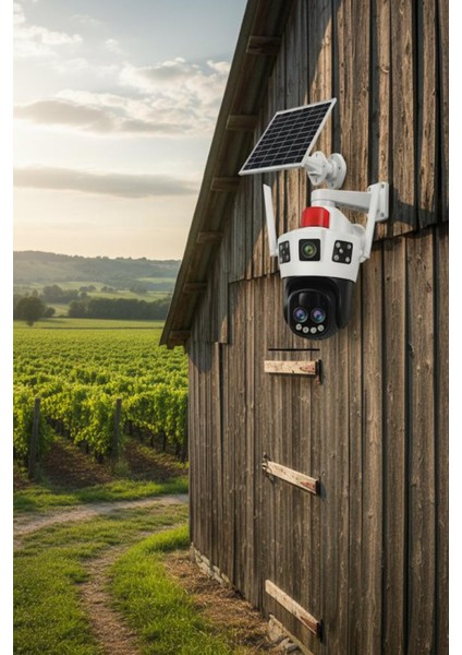 Okam 6010 4g E Sim Özellikli Solar 10X Optik Zoom Kamera