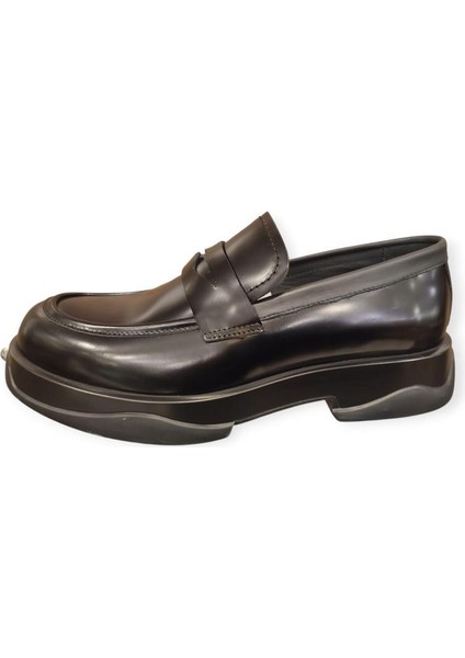 22357 Kalın Taban Loafer Deri Erkek Ayakkabı