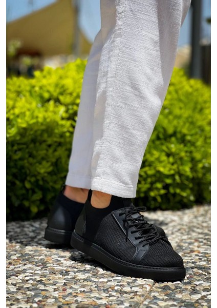 KB-112 Kuback Siyah Siyah Tabantriko Bağcıklı Günlük Erkek Ayakkabı modelleri