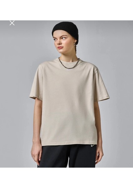 Sportswear Essential Krem Kadın T-Shirt