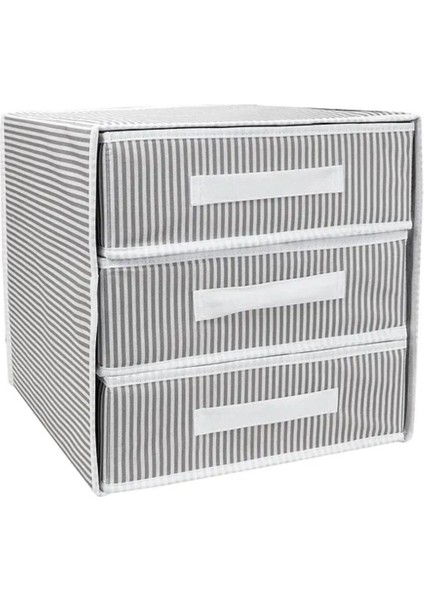 Alas 3 Gözlü/bölmeli Çekmece Yeni Sezon Nano Teknoloji Kumaş 32*32*32CM fırsatları