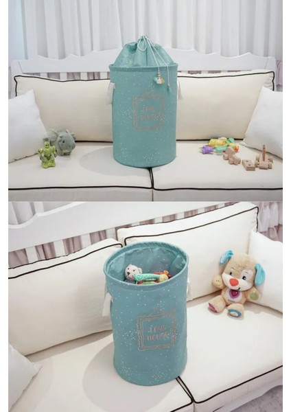 Alas(2 Adet) Baby Yuvarlak Torbalı Sepet/oyuncak Sepeti/kirli Çamaşır Sepeti 46X31 cm fiyatları