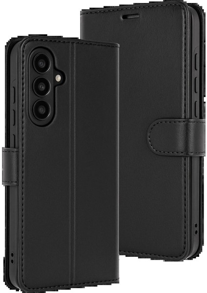 Samsung Galaxy S25 Fe Trend S Plus Kapaklı Kılıf - SIYAH-(5796)