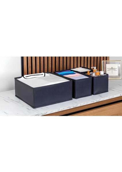 Alas 4'lü Dolap Içi ve Çekmece Içi Düzenleyici Organizer Giysi, Çorap, Iç Çamaşırı Saklama Kutu Seti fiyatları