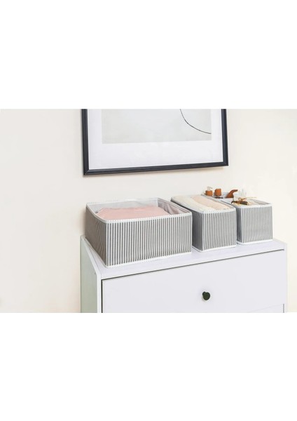 Alas (2 Adet) 4'lü Çok Amaçlı Dolap Içi ve Çekmece Içi Düzenleyici Organizer Kutu Seti