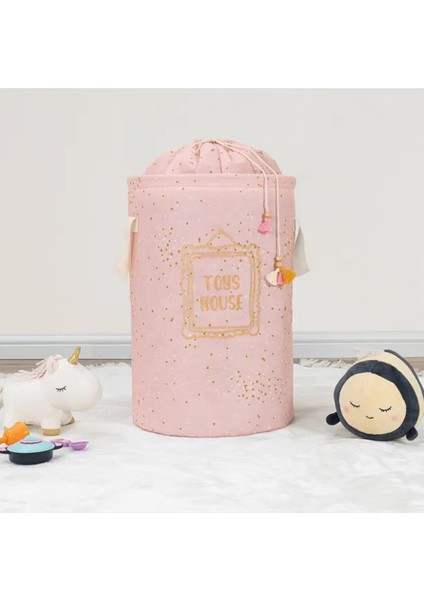 Alas Baby Dolap Içi Düzenleyici Yuvarlak Torbalı Sepet/oyuncak Sepeti/kirli Çamaşır Sepeti 46X31 cm fiyatları