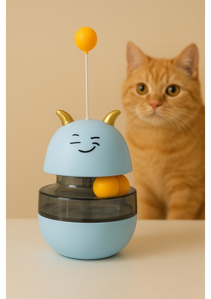 Mama Hazneli Hacıyatmaz Kedi Oyuncağı