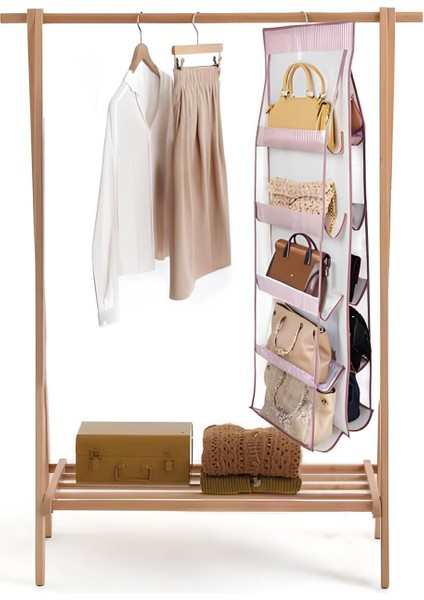 Alas Çanta Düzenleyici Çanta Askılığı Organizer 10 Lu Dolap Içi Düzenleyici 37*125 cm fiyatları