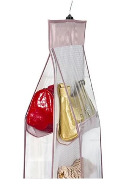 Alas Çanta Düzenleyici Çanta Askılığı Organizer 10 Lu Dolap Içi Düzenleyici 37*125 cm modelleri