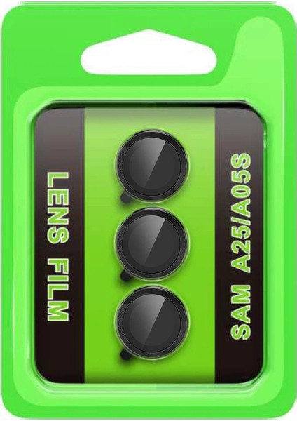 Samsung Galaxy A25 5g Raze Metal Kamera Lens - SIYAH-(5796)