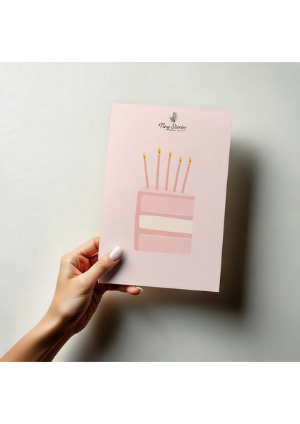 Doğum Günü Motto Kartı Kartpostal - 3 Adet