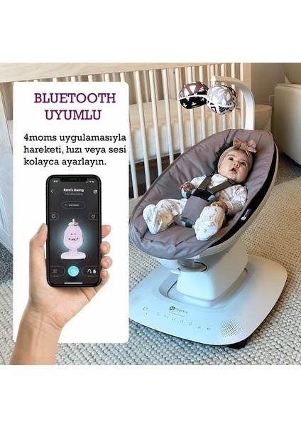 4moms Mamaroo 5.0 Elektrikli Ana Kucağı - Rosewood