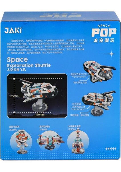 JK8507 Jaki Uzay Keşif Mekiği Blok Seti -Vagon Life fiyatları