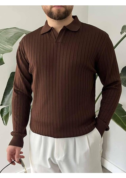 V Polo Yaka %100 Pamuk Kazak fırsatları