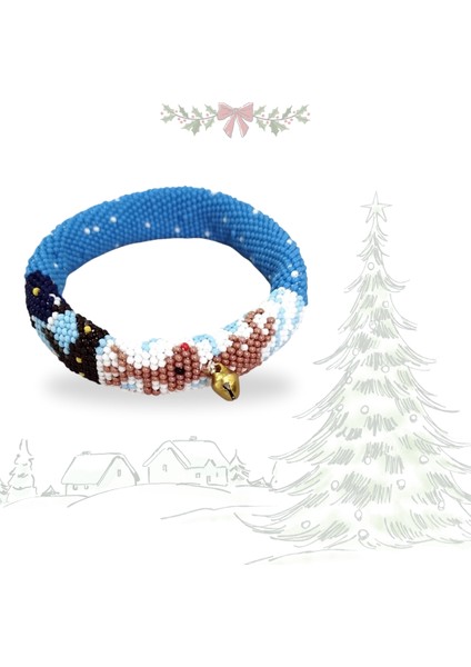 Yılbaşı Temalı Geyik Bilezik