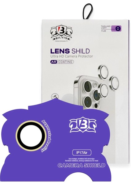 Apple iPhone 17 Air Bilvis Titan Kamera Lens - GOLD-(5796)