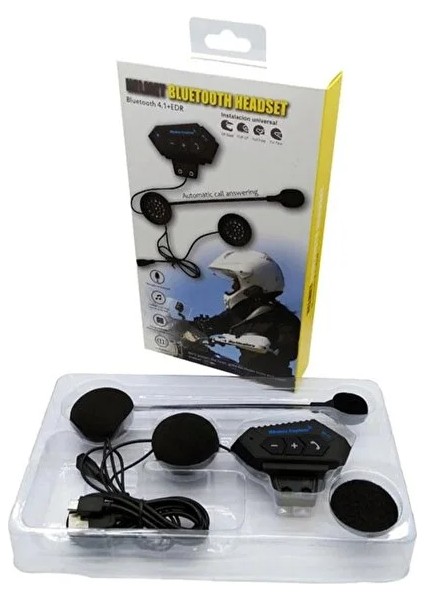 BT12 Bluetooth 5.0 Motorsiklet Interkom Mikrofonlu Kulaklık Kask Bluetooth Kulaklık fiyatları