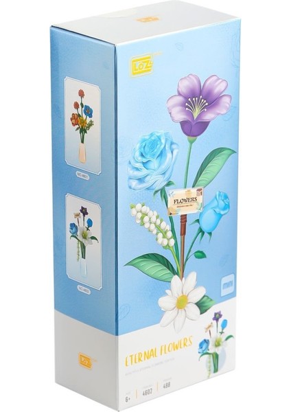 LZ4602 Loz Çiçek Blok Seti 488 Parça -Vagon Life