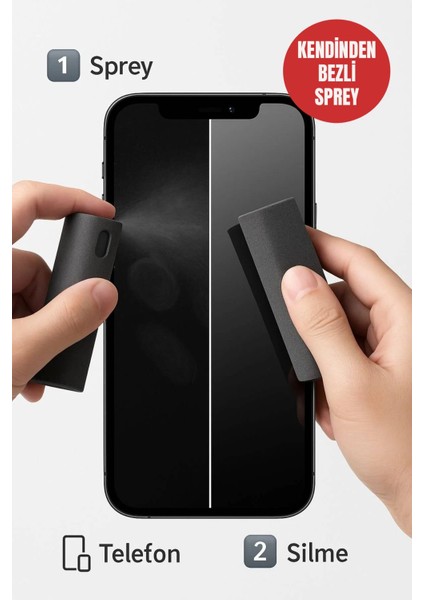 Özel Losyonlu Telefon,Tablet, Araç Ekranı İçin Kendiliğinden Spreyli Ekran Temizleme Süngeri fiyatları