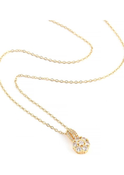 Kadın Kristal Bahar Gold Kolye fiyatları