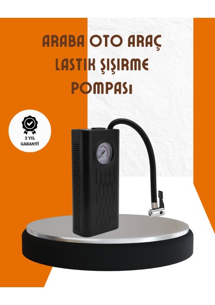 Wizard Type-C Şarjlı Güçlü Elektrikli Kompresör Motosiklet Oto Bisiklet Için