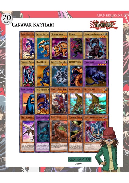 Yu-Gi-Oh! Ingilizce Rex Raptor Destesi 27 Kart Yugioh fiyatları