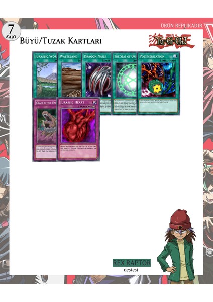 Yu-Gi-Oh! Ingilizce Rex Raptor Destesi 27 Kart Yugioh modelleri