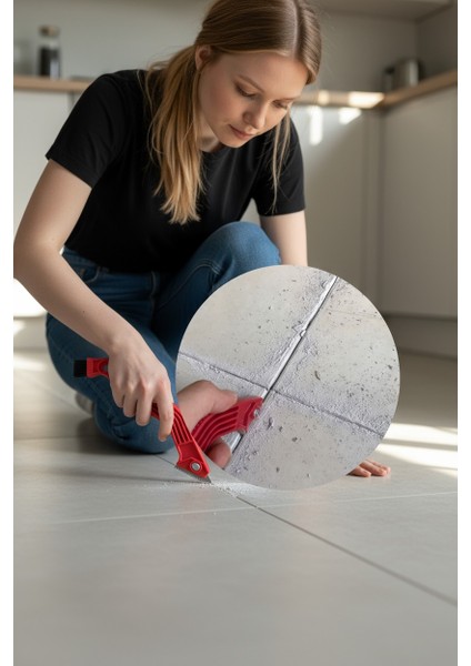 2 Boyutlu Çelik Uçlu Derz Kazıyıcı ve Fırça - 22 cm Fayans Arası Temizlik ve Sökme Aparatı 716048 fiyatları