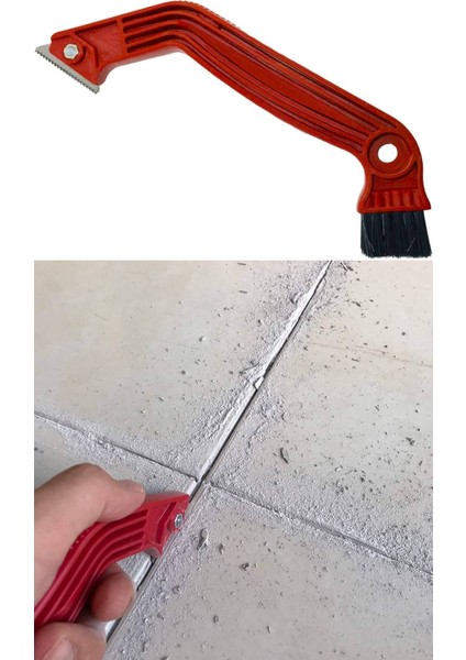 2 Boyutlu Çelik Uçlu Derz Kazıyıcı ve Fırça - 22 cm Fayans Arası Temizlik ve Sökme Aparatı 716048 modelleri