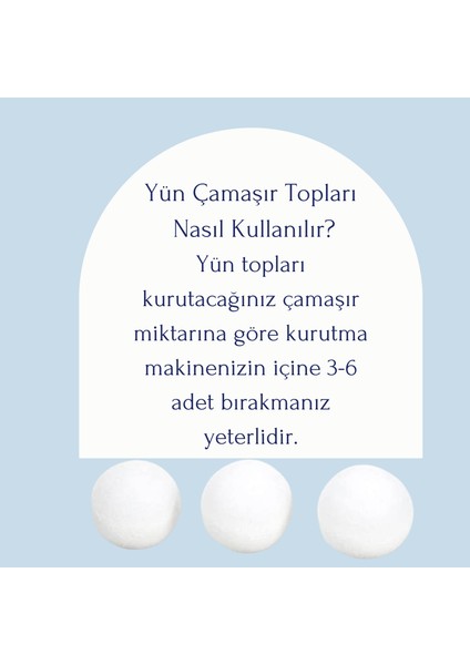 Çamaşır Yün Kurutma Topu ve Koku Seti - Doğal Yumuşatıcı - Kurutma Makinesi Için - 6 Adet - Xl fırsatları
