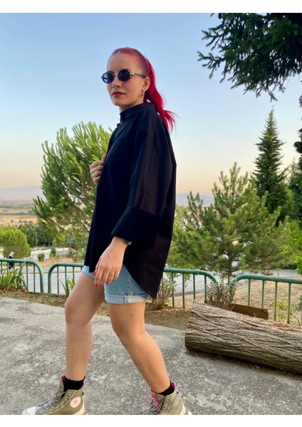 Kalın Manşetli Kadın Gömlek modelleri