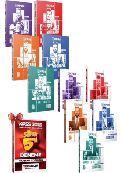 2026 Kpss Tamamı Çözümlü Soru BANKASI-2026 Kpss Konu Anlatımı Full Set-Kpss Deneme