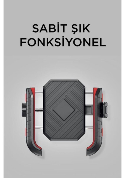 062 Siyah Plastik Bisiklet , Scooter, Atv Motosiklet Telefon Tutucu modelleri