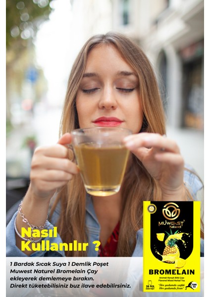 Naturel Bromelain Çay fiyatları