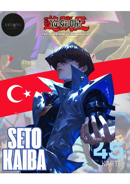 Yu-Gi-Oh!: The Dark Side Of Dimensions 2016 Türkçe Seto Kaiba Destesi 45 kart yugioh