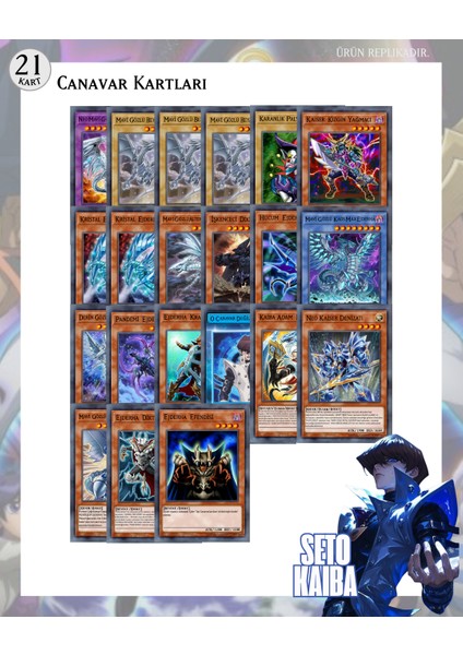 Yu-Gi-Oh!: The Dark Side Of Dimensions 2016 Türkçe Seto Kaiba Destesi 45 kart yugioh fiyatları