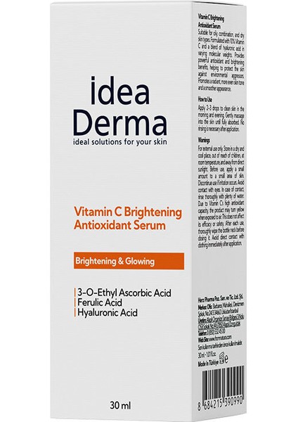 Idea Derma %10 Saf C Vitamini Serum 30 ml modelleri