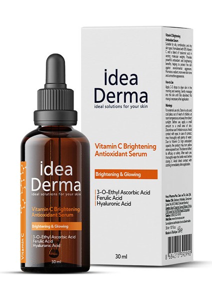Idea Derma %10 Saf C Vitamini Serum 30 ml fırsatları