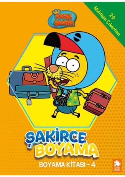 Kral Şakir Şakirce Boyama Kitabı - 4