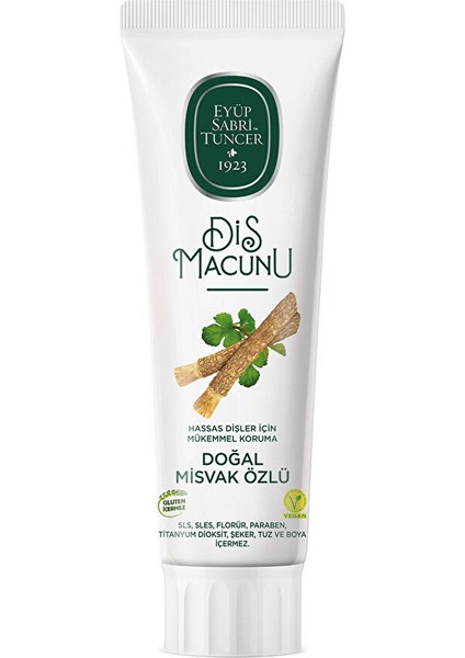 Doğal Misvak Özlü Diş Macunu 90 ml fiyatları