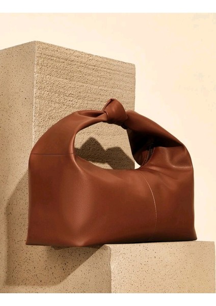 Düğüm Detaylı Deri Kadın Kol Çantası modelleri