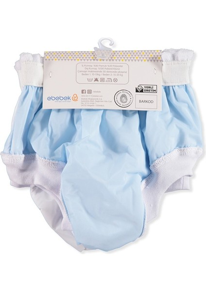 2'li Alıştırma Külodu Mavi Beyaz modelleri