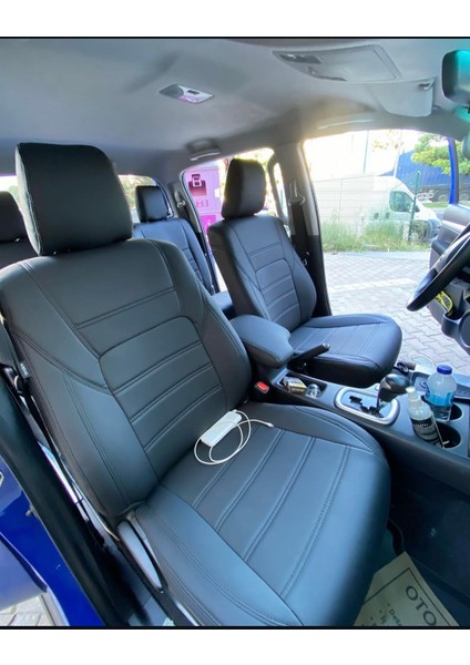 Toyota Hilux Deri -ÖZEL DİKİM- Oto Koltuk Kılıfı