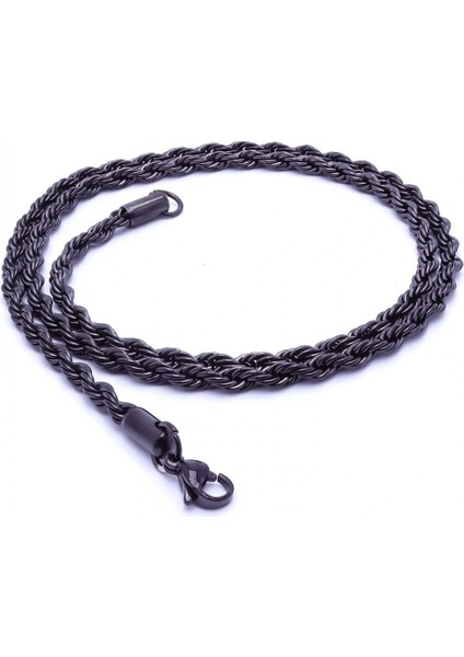 Sarmal Halat Çelik Kolye 4mm 3351CEK056 modelleri