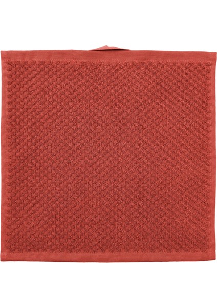 Gulvıal El Havlusu Kırmızı Kahverengi 30 x 30 cm