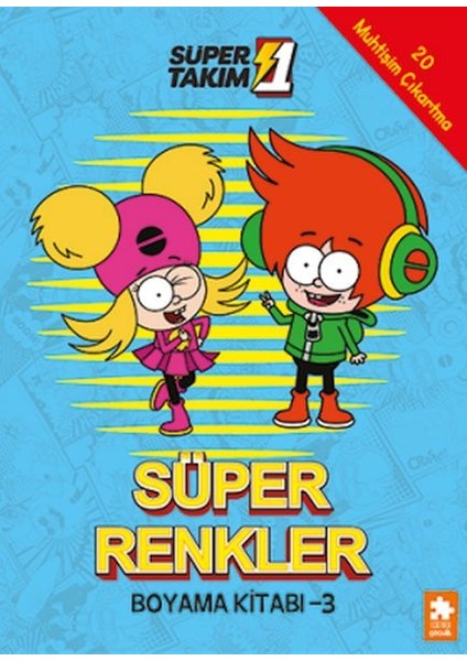 Süper 1 Takım Süper Renkler Boyama Kitabı - 3